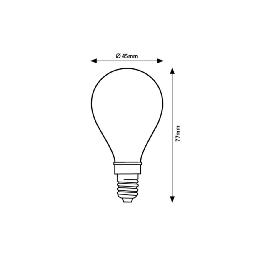 Rabalux - LED sijalica G45 E14/4W/230V 2700K
