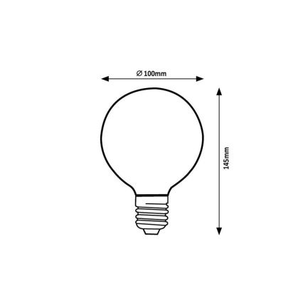 Rabalux - LED sijalica G95 E27/4W/230V 1800K