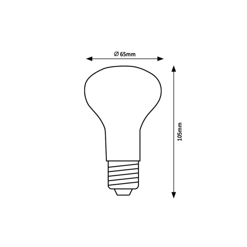 Rabalux - LED sijalica R63 E27/9W/230V 3000K