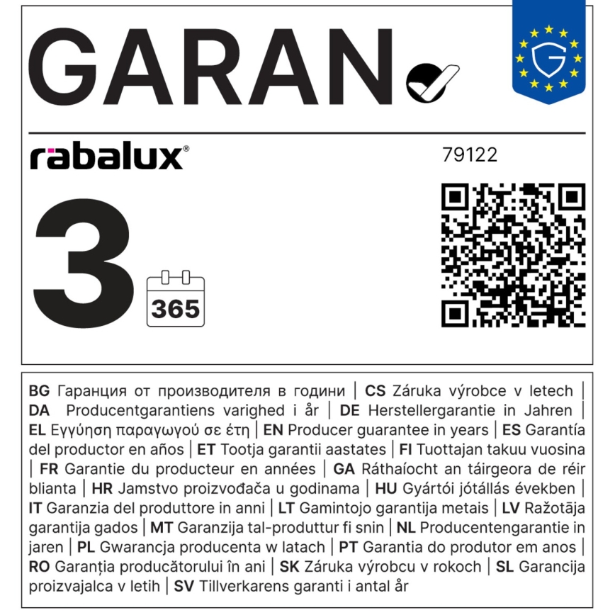 Rabalux - LED sijalica T20 E14/6W/230V 4000K