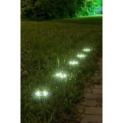 Rabalux - LED spoljašnje solarno svetlo sa senzorom LED/0,24W/1xAA 400 mAh crno IP44