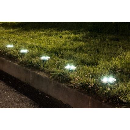 Rabalux - LED spoljašnje solarno svetlo sa senzorom LED/0,24W/1xAA 400 mAh crno IP44