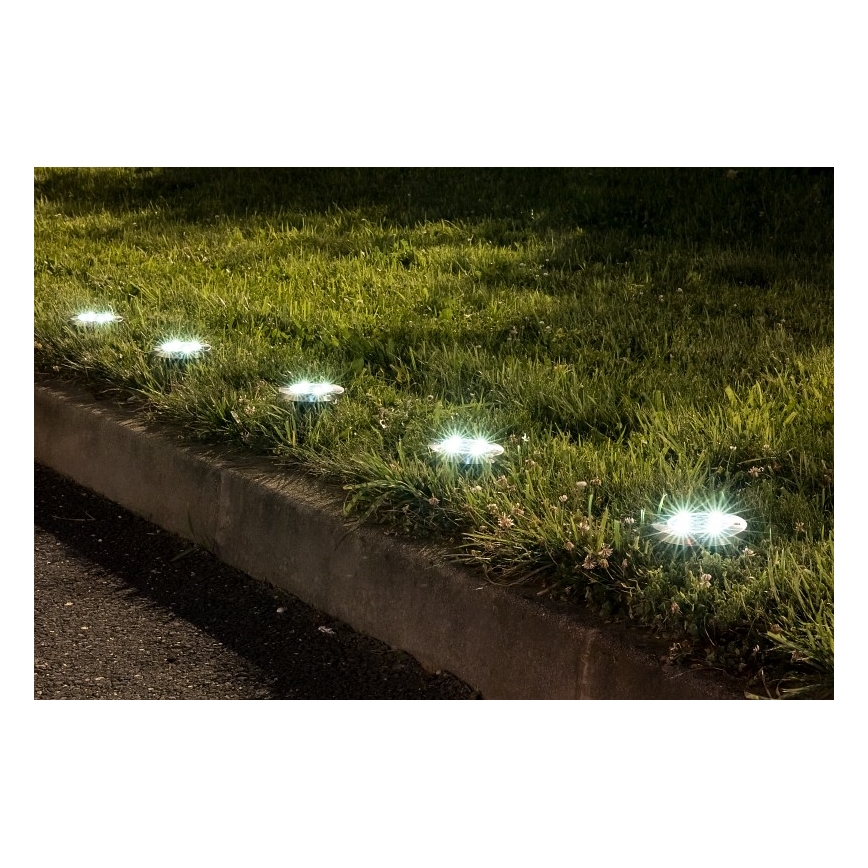 Rabalux - LED spoljašnje solarno svetlo sa senzorom LED/0,24W/1xAA 400 mAh crno IP44