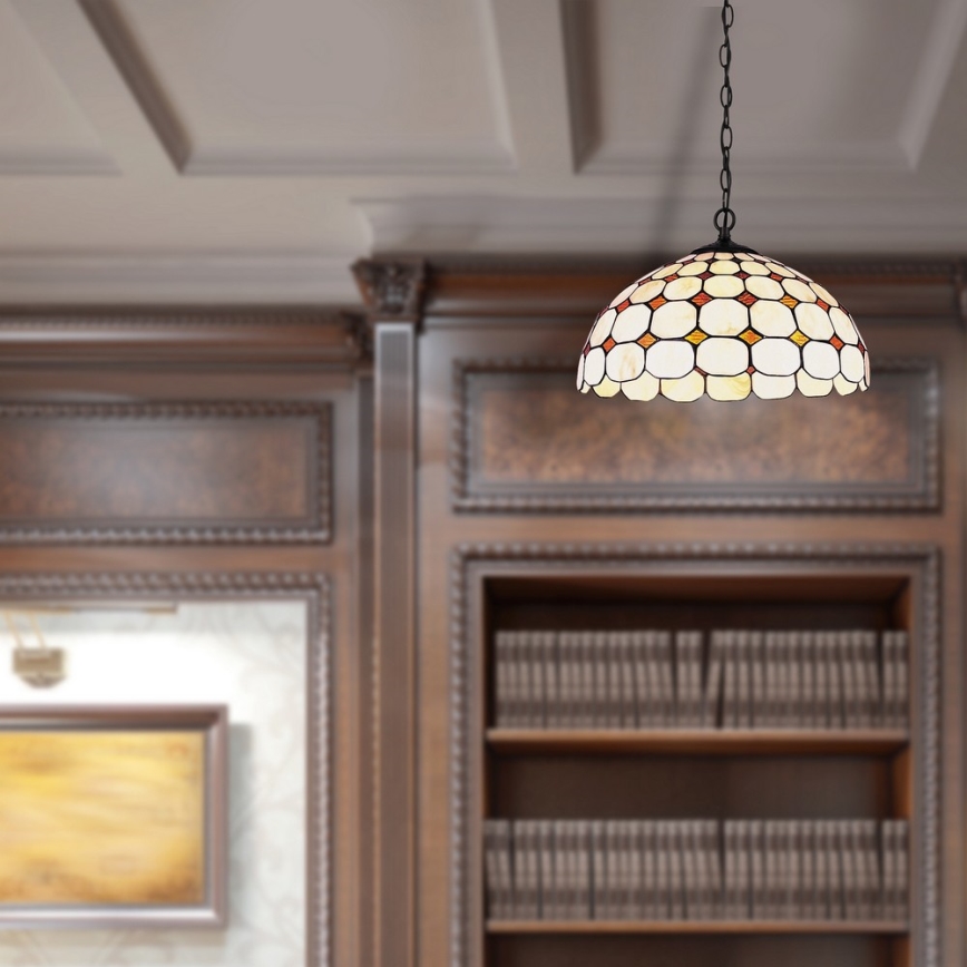 Rabalux - Tiffany vitražni luster na lancu 2xE27/60W/230V