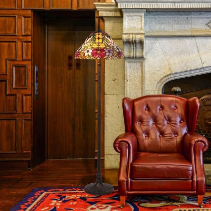 Rabalux - Tiffany vitražna podna lampa 2xE27/60W/230V