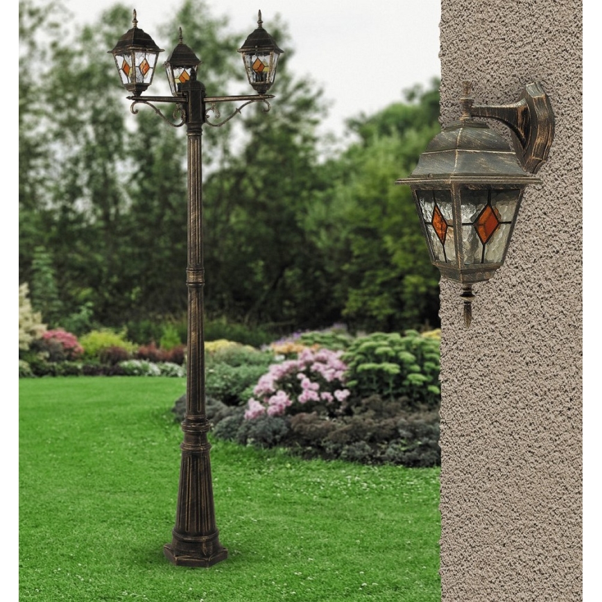 Rabalux - Spoljašnja svetiljka 3xE27/60W/230V