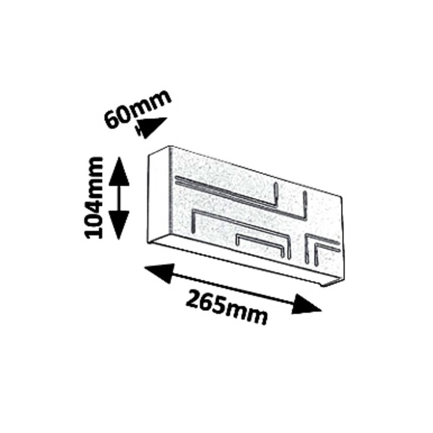 Rabalux - LED spoljašnje zidno svetlo LED/12W/230V IP65