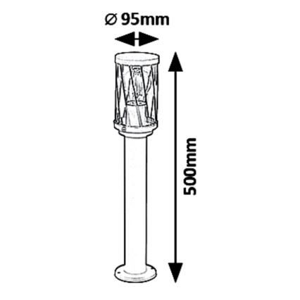 Rabalux - Spoljna lampa 1xE27/40W/230V IP44