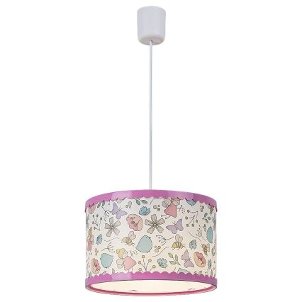 Rabalux - Dečiji luster na sajli 1xE27/40W/230V ružičasta