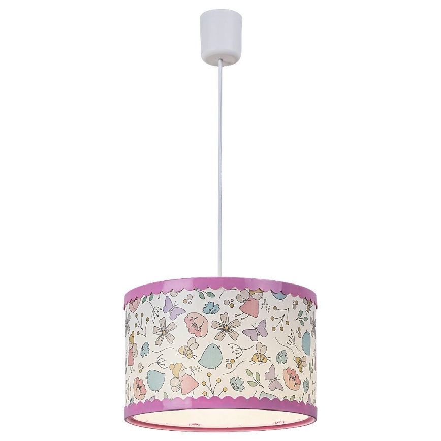 Rabalux - Dečiji luster na sajli 1xE27/40W/230V ružičasta
