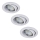 Rabalux - Komplet 3x LED ugradnih plafonskih svetiljki 1xGU10/3W/230V IP40