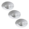 Rabalux - Komplet 3x LED ugradnih svetala za kupatilo LED/4W/230V IP44