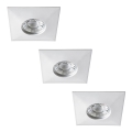 Rabalux - KOMPLET 3x LED ugradnih svetiljki za kupatilo LED/4W/230V IP44