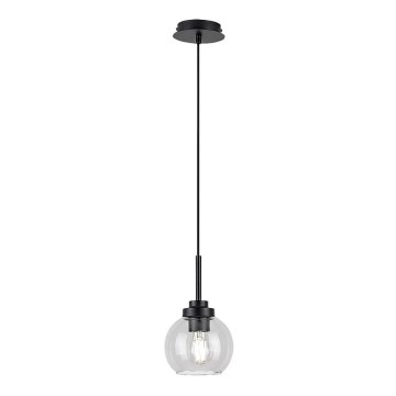 Rabalux - Kupatilski luster na sajli 1xE27/15W/230V, crni, IP44