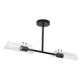 Rabalux - Kupatilski luster na šipci 2xE14/12W/230V IP44 crni