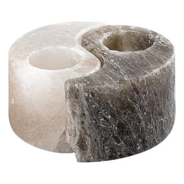 Rabalux - lampa od soli - svećnjak siva/bela