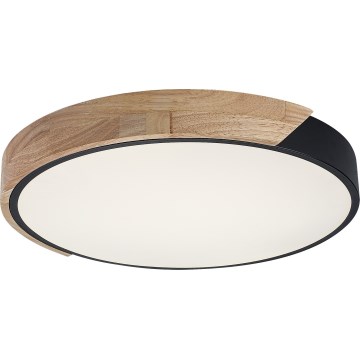 Rabalux - LED plafon LED/24W/230V 4000K prečnik 41 cm crna/hrast