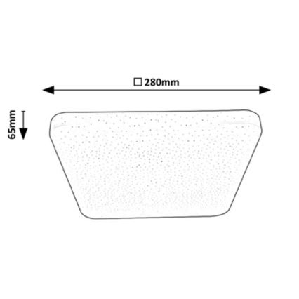 Rabalux - LED plafonsko svetlo LED/12W/230V