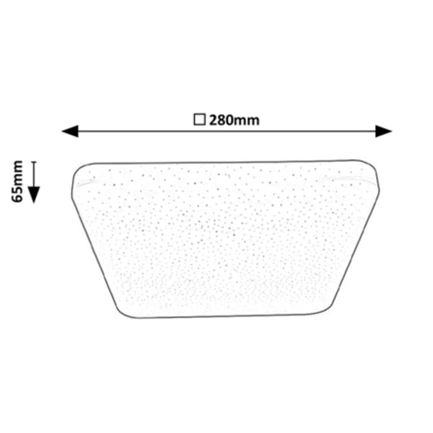 Rabalux - LED plafonsko svetlo LED/12W/230V