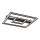 Rabalux - LED plafonsko svetlo LED/48W/230V 3000K crno 48,5x48,5 cm