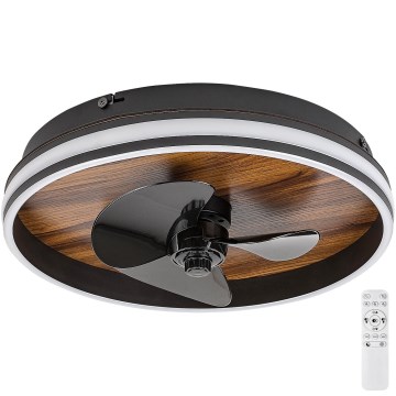 Rabalux - LED plafonsko svetlo sa ventilatorom, prigušiva, LED/30W/230V 3000-6500K + daljinski upravljač