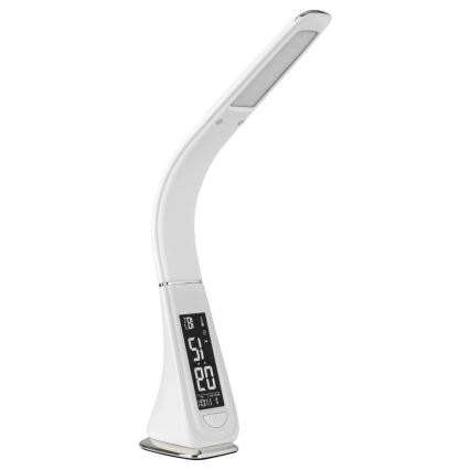 Rabalux - LED prigušiva dodirna stona lampa sa displejem LED/5W/230V bela