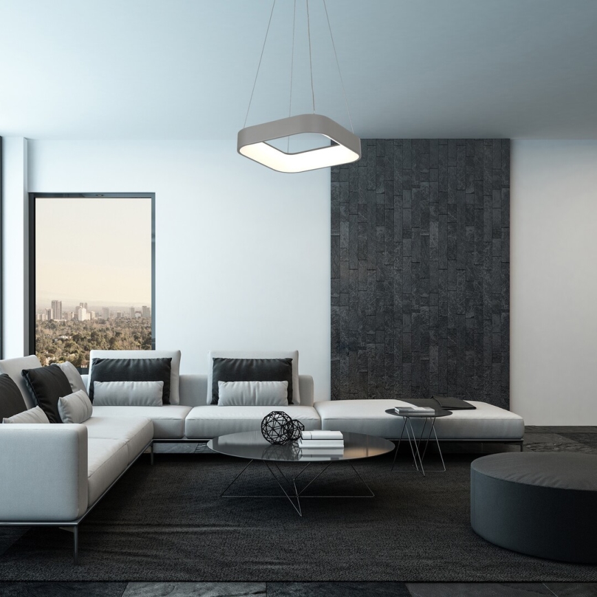 Rabalux - LED prigušiva luster na sajli LED/28W/230V četvrtasti 3000-6000K + daljinsko upravljanje