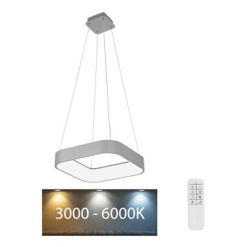 Rabalux - LED prigušiva luster na sajli LED/28W/230V četvrtasti 3000-6000K + daljinsko upravljanje