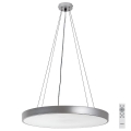 Rabalux - LED prigušiva luster na sajli LED/60W/230V srebrna 3000-6000K + daljinski upravljač