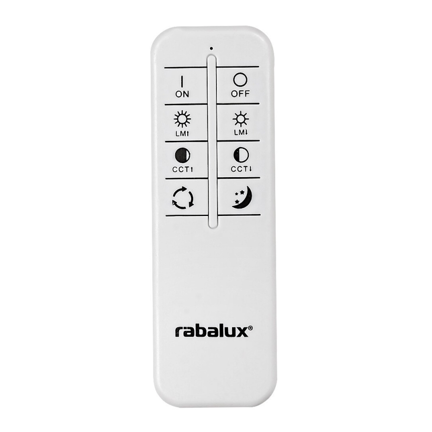 Rabalux - prigušiva LED plafonska svetiljka LED/47W/230V 3000-6000K + daljinski upravljač, prečnik 48 cm