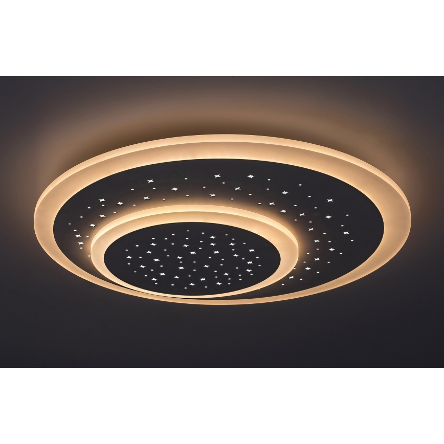 Rabalux - prigušiva LED plafonska svetiljka LED/47W/230V 3000-6000K + daljinski upravljač, prečnik 48 cm