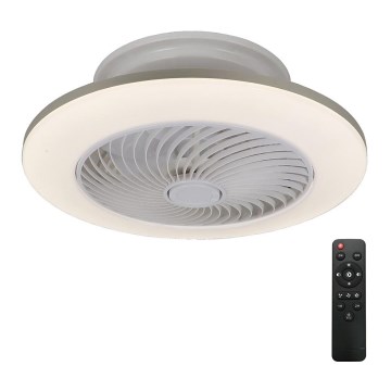 Rabalux - LED prigušiva plafonska svetiljka sa ventilatorom DALFON LED/36W/230V 3000-6000K + daljinski upravljač