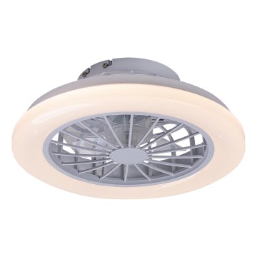 Rabalux - LED prigušiva plafonska svetiljka sa ventilatorom LED/24W/230V 3000-6500K + daljinski upravljač