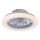 Rabalux - LED prigušiva plafonska svetiljka sa ventilatorom LED/24W/230V 3000-6500K + daljinski upravljač