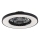 Rabalux - LED prigušiva plafonska svetiljka sa ventilatorom LED/72W/230V 3000-6500K + daljinski upravljač