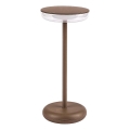 Rabalux - LED prigušiva punjiva spoljna lampa LED/6W/5V IP44 1800 mAh braon