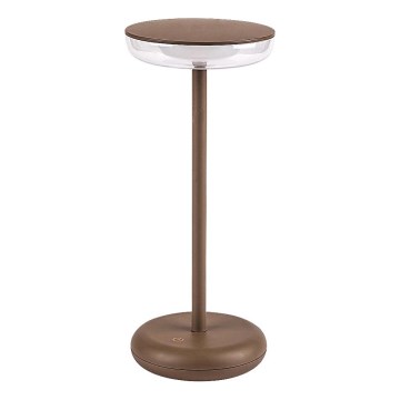 Rabalux - LED prigušiva punjiva spoljna lampa LED/6W/5V IP44 1800 mAh braon