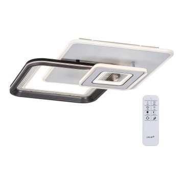 Rabalux - LED prigušiva stropna svetiljka LED/48W/230V 3000K/4000K/6000K + daljinski upravljač 49,5x49,5 cm