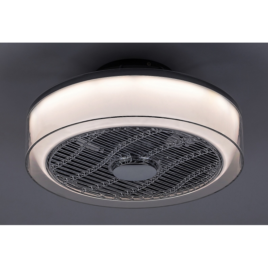 Rabalux - LED prigušiva stropna svetiljka sa ventilatorom LED/30W/230V 3000-6000K + daljinski upravljač