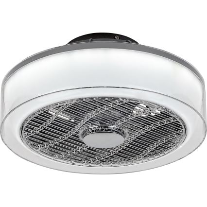Rabalux - LED prigušiva stropna svetiljka sa ventilatorom LED/30W/230V 3000-6000K + daljinski upravljač