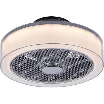 Rabalux - LED prigušiva stropna svetiljka sa ventilatorom LED/30W/230V 3000-6000K + daljinski upravljač