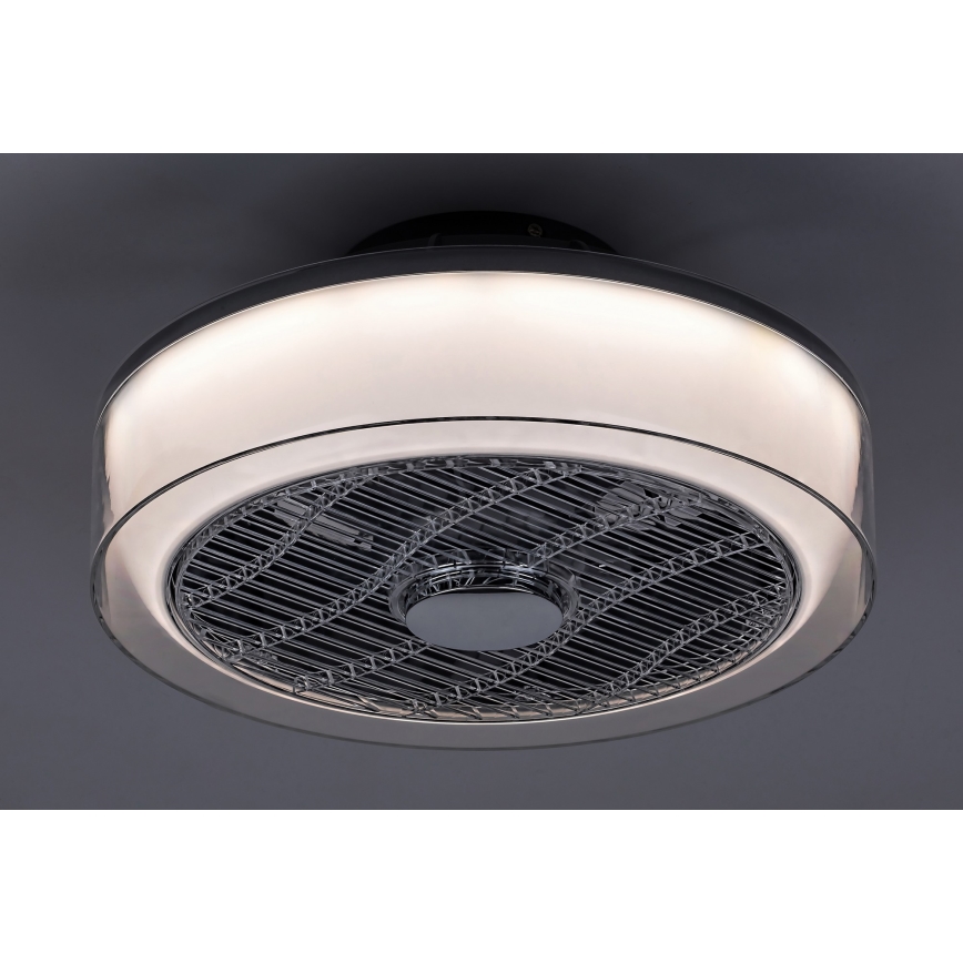 Rabalux - LED prigušiva stropna svetiljka sa ventilatorom LED/30W/230V 3000-6000K + daljinski upravljač