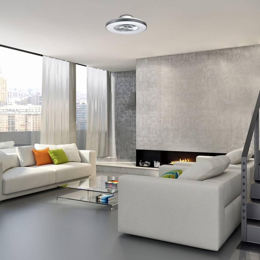 Rabalux - LED prigušiva stropna svetiljka sa ventilatorom LED/40W/230V 3000-6500K + daljinski upravljač