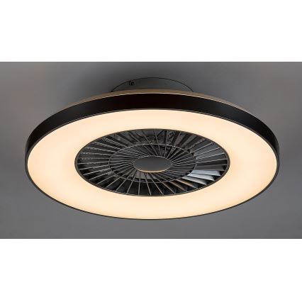 Rabalux - LED prigušiva stropna svetiljka sa ventilatorom LED/40W/230V 3000-6500K + daljinski upravljač