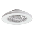 Rabalux - LED prigušiva stropna svetiljka sa ventilatorom LED/48W/230V 3000-6500K + daljinsko upravljanje
