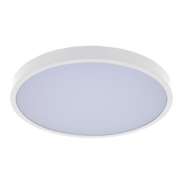Rabalux - LED prigušiva stropna svetiljka za kupatilo LED/24W/230V 3000-6000K IP44 prečnik 35,5 cm bela + daljinski upravljač