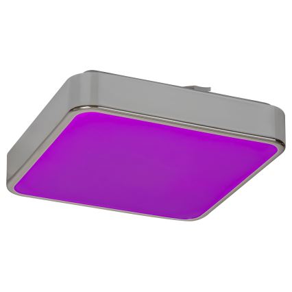 Rabalux - LED RGB prigušiva plafonska lampa za kupatilo LED/22W/230V 3000-6000K IP44 + daljinski upravljač 29x29 cm