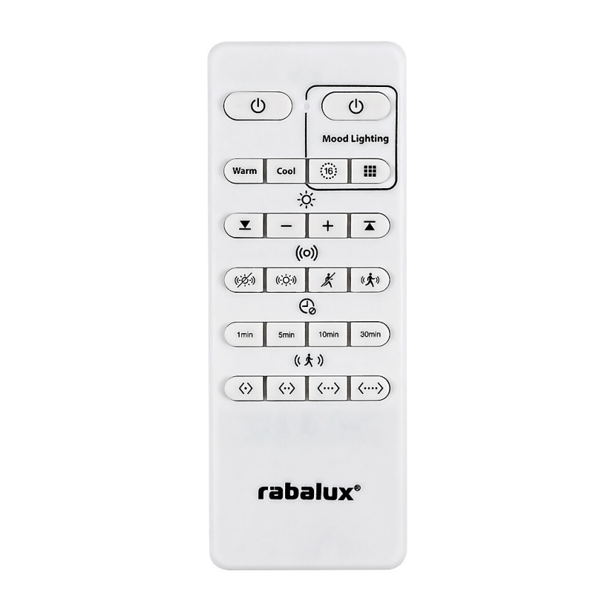 Rabalux - LED RGB prigušiva plafonsko svetlo sa senzorom LED/28W/230V 2700-5000K pr. 36 cm + daljinsko upravljanje