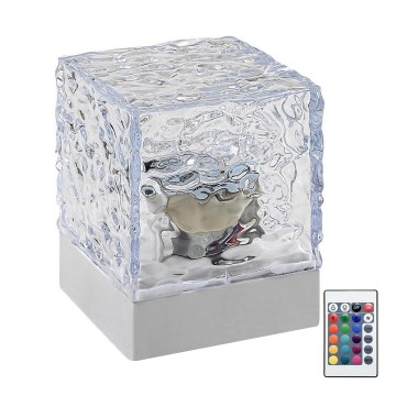 Rabalux - LED RGB prigušiva punjiva stona lampa LED/1W/5V/3xAA + daljinski upravljač