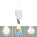 Rabalux - LED RGB prigušiva sijalica C37 E14/5W/230V Wi-Fi 3000-6500K